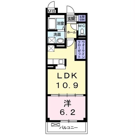 小垣江駅 徒歩9分 4階の物件間取画像